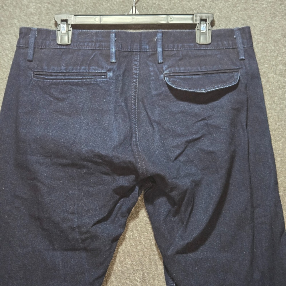 ROGUE TERRITORY RGT Officer Trousers Slim Taper Indigo Selvedge Size 34 X 31 - Picture 9 of 12